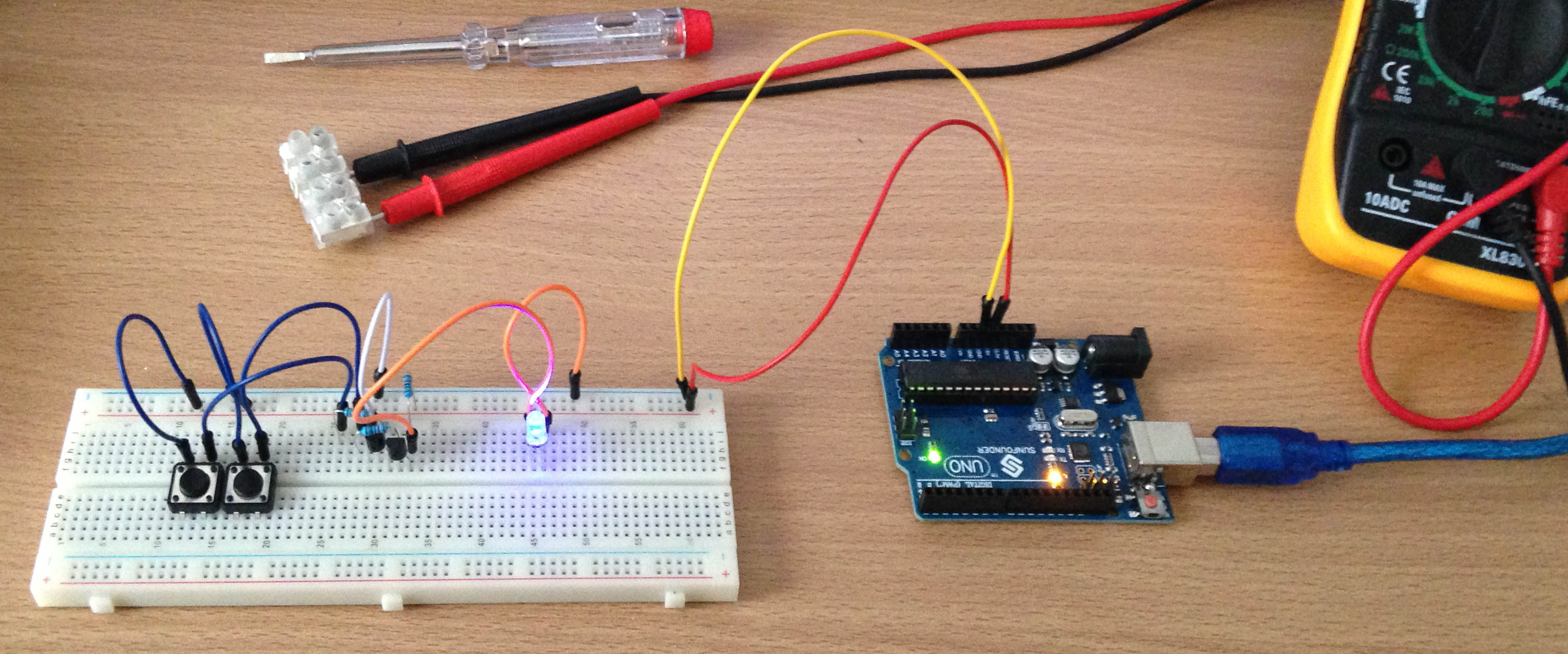 running nand gate